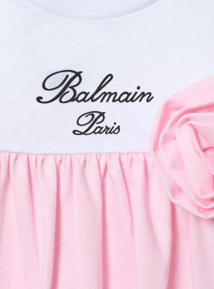 2piece Baby Set Pink Kids Balmain