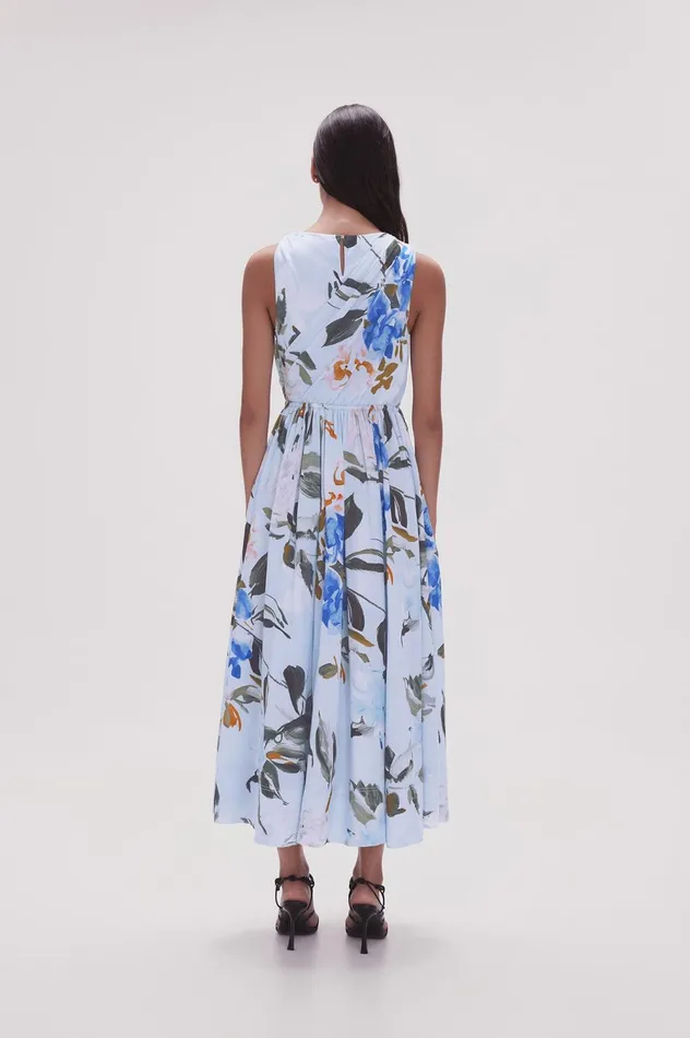 Abbey Twisted Midi Dress Divine Orchid Women Aje Bridesmaid Dresses