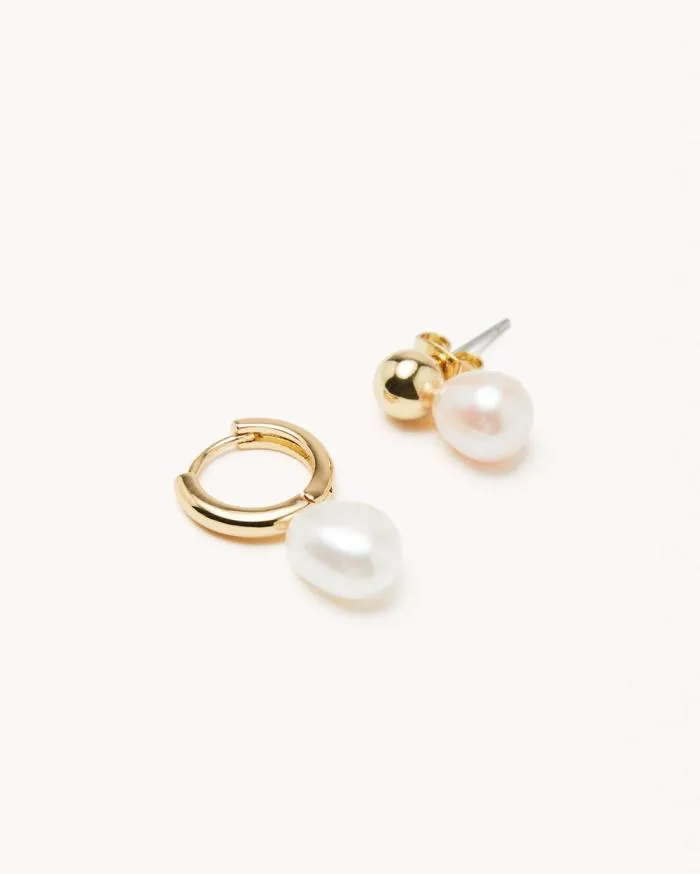 Accessories Billini Jewellery IVY EARRING 2 PACK GOLDPEARL