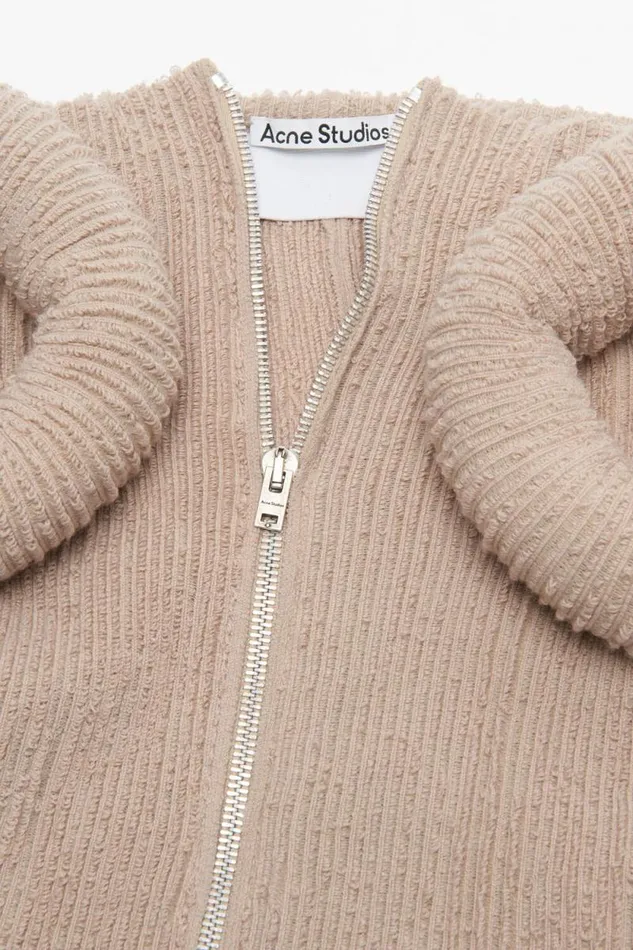 Acne Studios Asymmetric Knit Dress Old Pink Women Dresses Acne Studios Asymmetric Knit Dress Old Pink Women Dresses