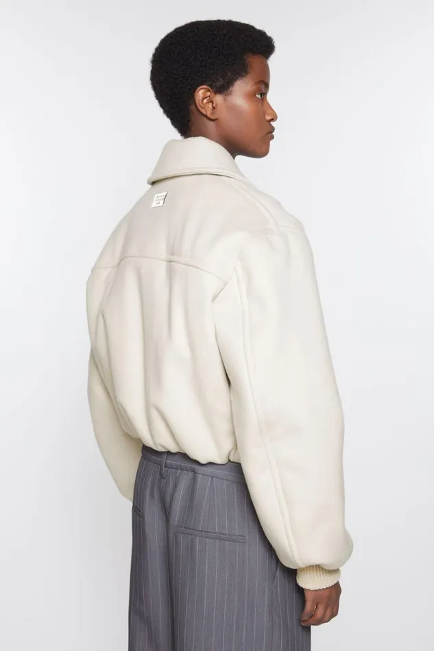 Acne Studios Bomber Jacket Faded Grey Women Outerwear