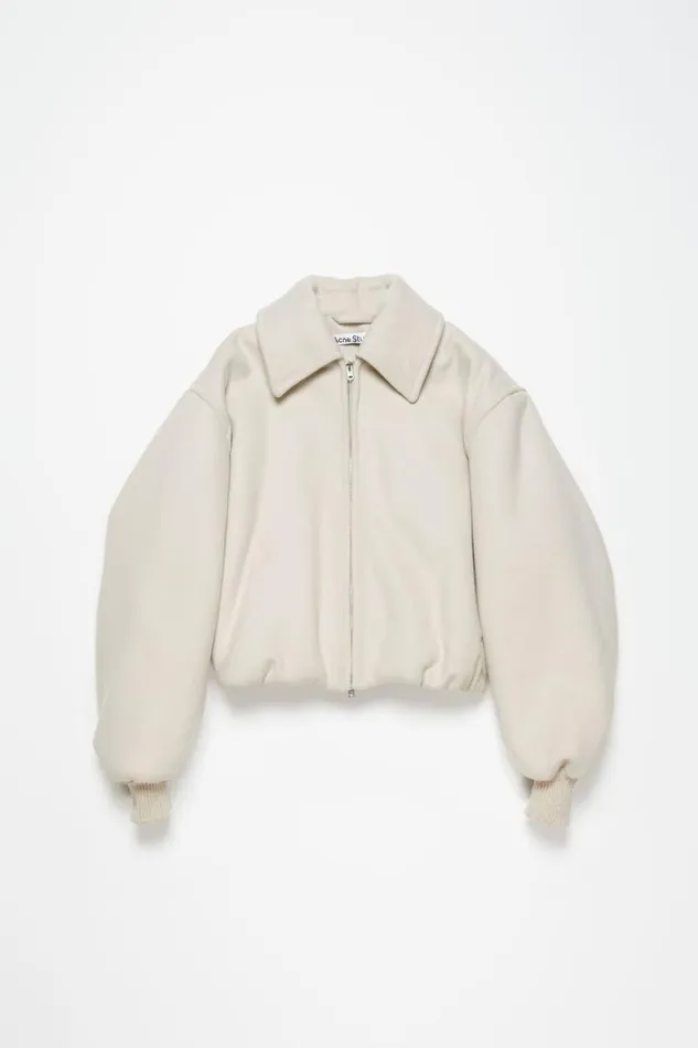Acne Studios Bomber Jacket Faded Grey Women Outerwear
