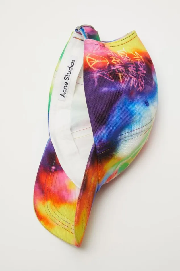 Acne Studios Cap Stronger Together Forever Multicolor Men Hats Acne Studios Cap Stronger Together Forever Multicolor Men Hats