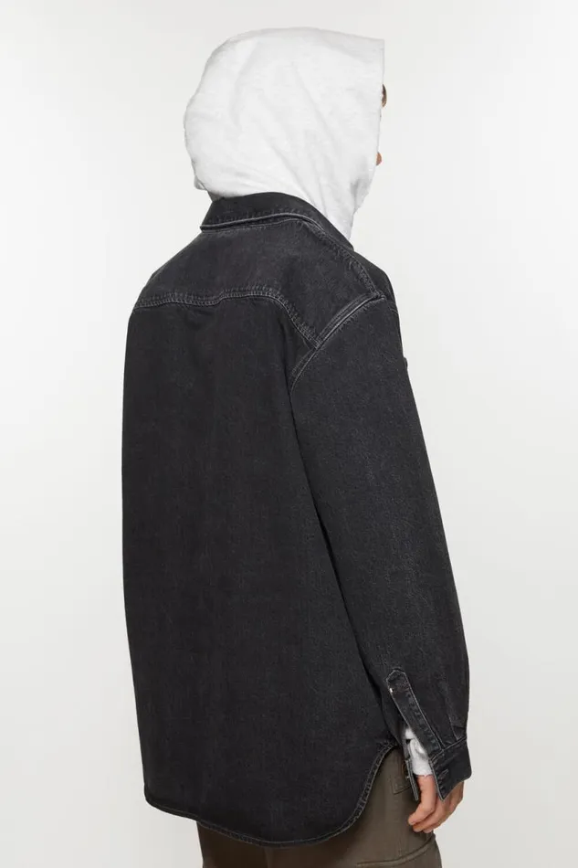 Acne Studios Denim Buttonup Shirt 8211 Relaxed Fit Black Men Shirts Acne Studios Denim Buttonup Shirt 8211 Relaxed Fit Black Men Shirts