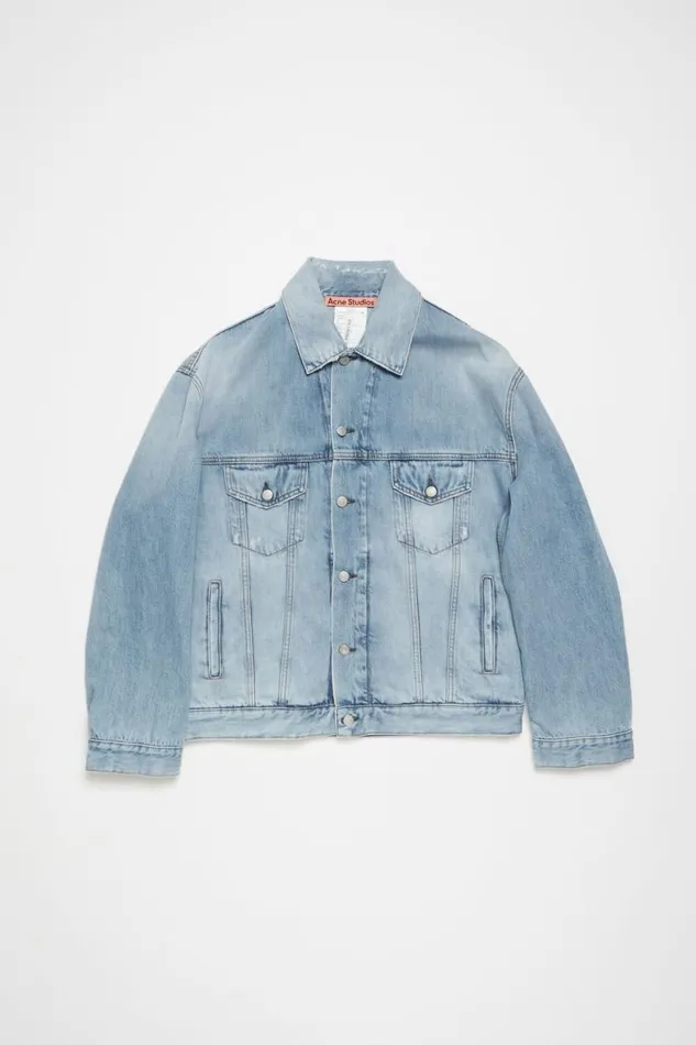 Acne Studios Denim Jacket 8211 Relaxed Fit Light Blue Men Outerwear Acne Studios Denim Jacket 8211 Relaxed Fit Light Blue Men Outerwear