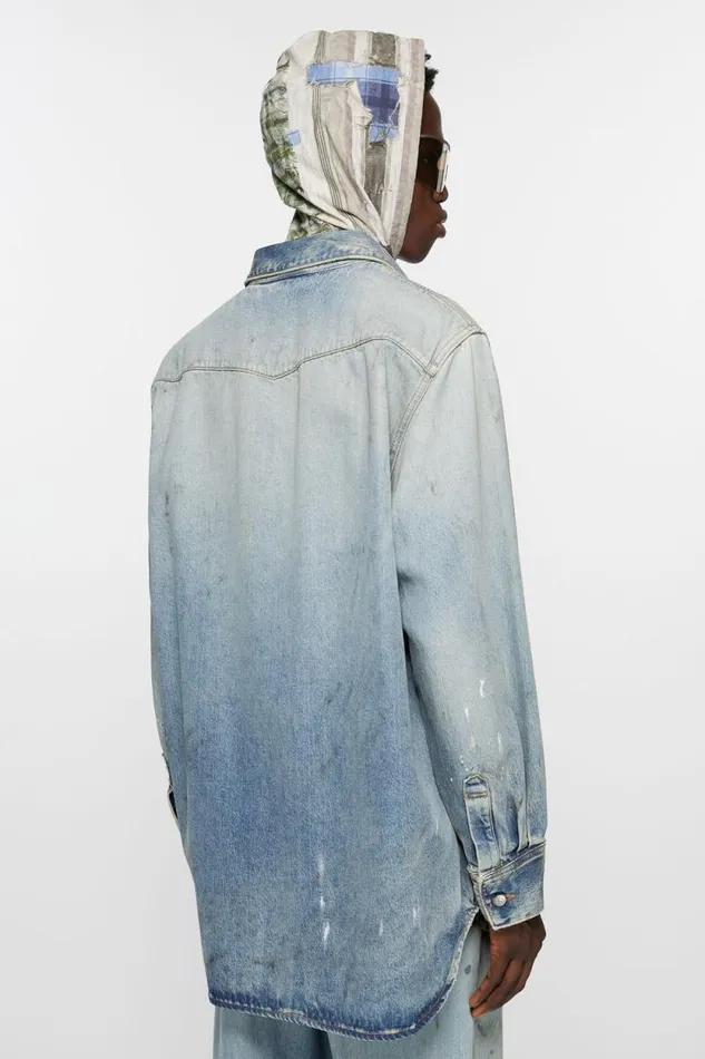 Acne Studios Denim Shirt 8211 Relaxed Fit Light Blue Women Shirts and Blouses Acne Studios Denim Shirt 8211 Relaxed Fit Light Blue Women Shirts and Blouses