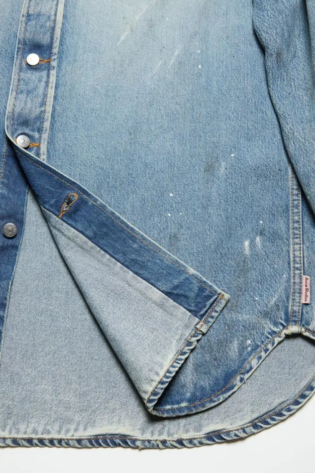 Acne Studios Denim Shirt 8211 Relaxed Fit Light Blue Women Shirts and Blouses Acne Studios Denim Shirt 8211 Relaxed Fit Light Blue Women Shirts and Blouses
