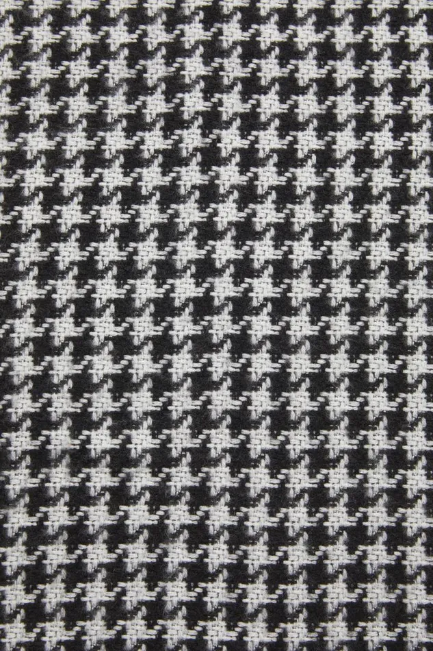 Acne Studios Houndstooth Scarf Blackwhite Women Scarves