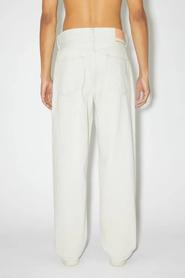 Acne Studios Loose Fit Jeans 1991 Toj Ecruecru Men Jeans