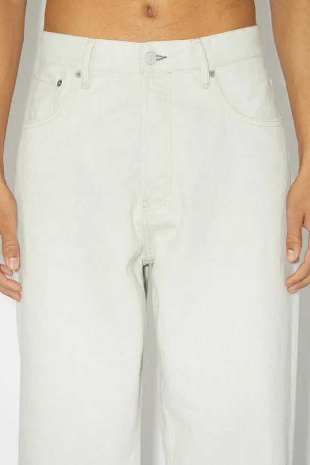 Acne Studios Loose Fit Jeans 1991 Toj Ecruecru Men Jeans