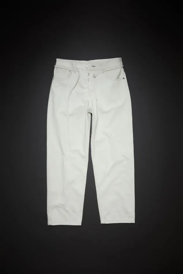 Acne Studios Loose Fit Jeans 1991 Toj Ecruecru Men Jeans