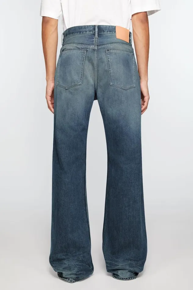Acne Studios Loose Fit Jeans 8211 2021M Mid Blue Men Jeans
