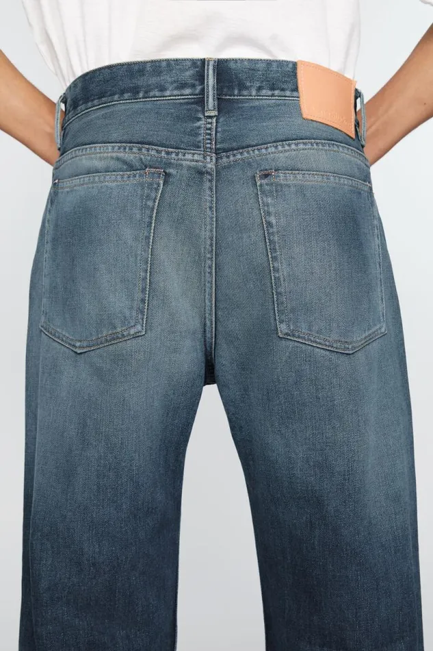 Acne Studios Loose Fit Jeans 8211 2021M Mid Blue Men Jeans