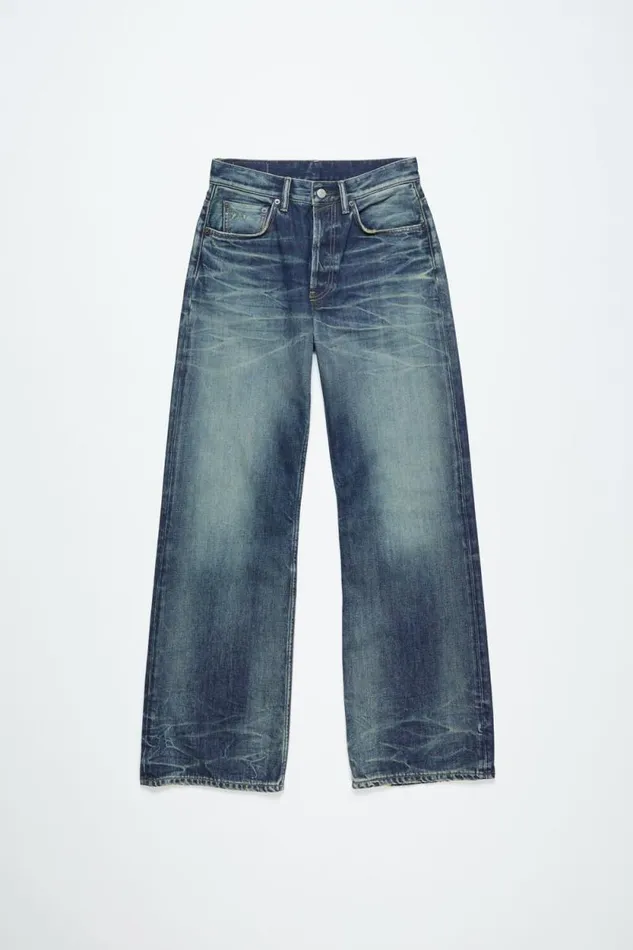Acne Studios Loose Fit Jeans 8211 2021M Mid Blue Men Jeans