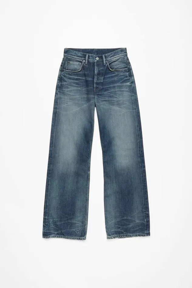 Acne Studios Loose Fit Jeans 8211 2021M Mid Blue Men Jeans