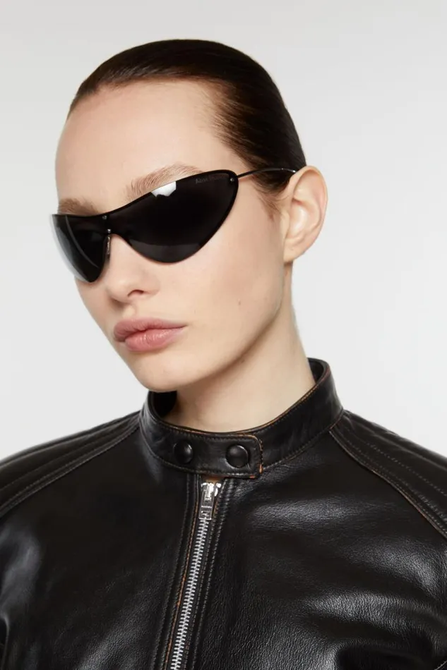 Acne Studios Metal Frame Sunglasses Blackblack Men Eyewear Acne Studios Metal Frame Sunglasses Blackblack Men Eyewear