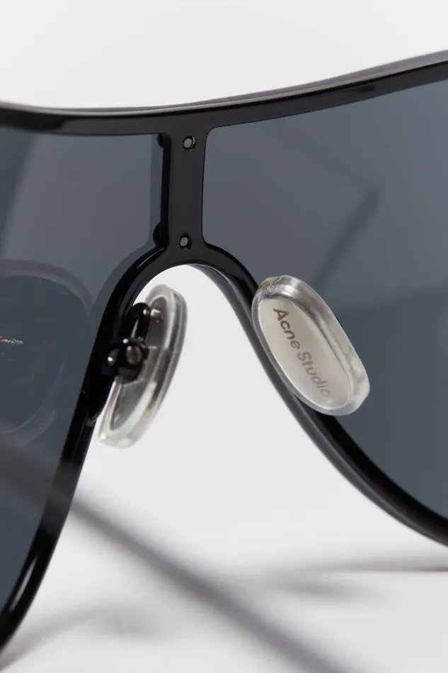 Acne Studios Metal Frame Sunglasses Blackblack Men Eyewear Acne Studios Metal Frame Sunglasses Blackblack Men Eyewear