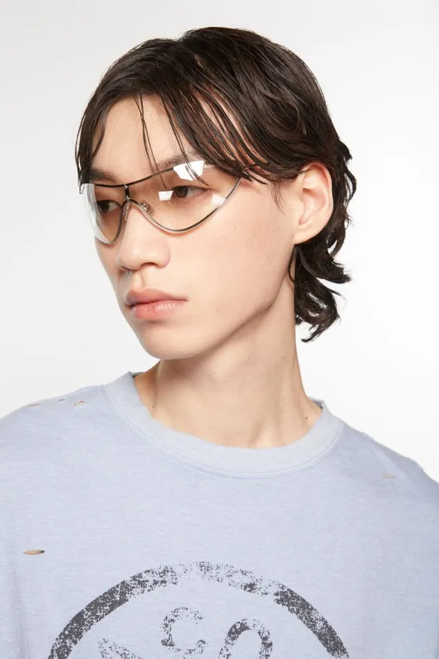 Acne Studios Metal Frame Sunglasses Transparentsilver Women Eyewear Acne Studios Metal Frame Sunglasses Transparentsilver Women Eyewear