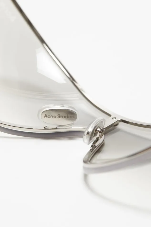 Acne Studios Metal Frame Sunglasses Transparentsilver Women Eyewear Acne Studios Metal Frame Sunglasses Transparentsilver Women Eyewear