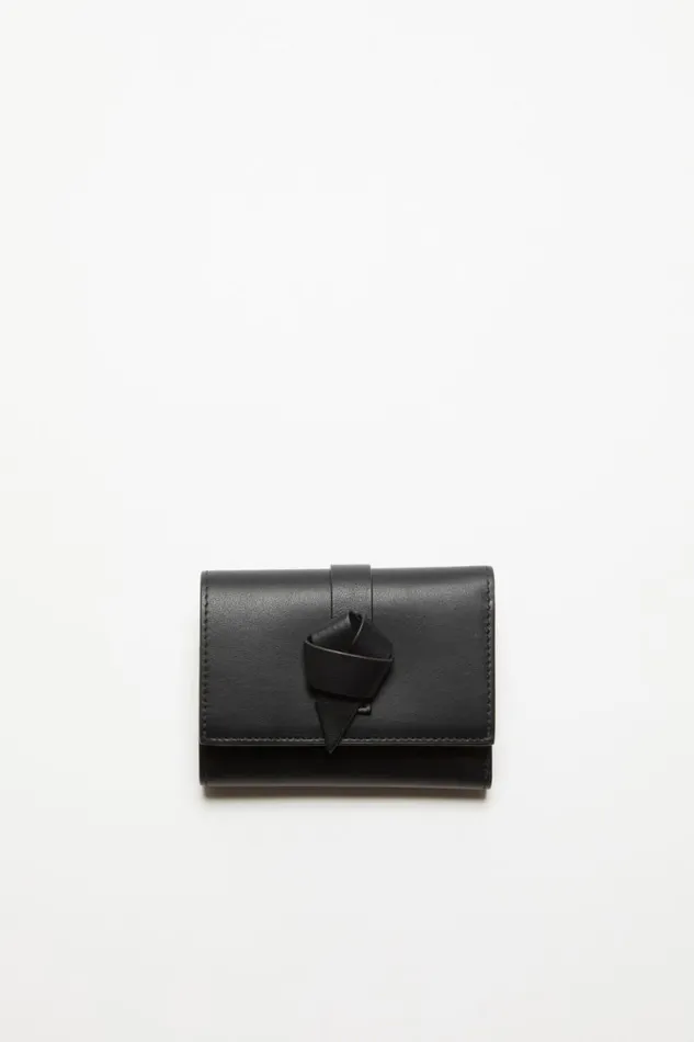 Acne Studios Musubi Folded Wallet Black Men Bags