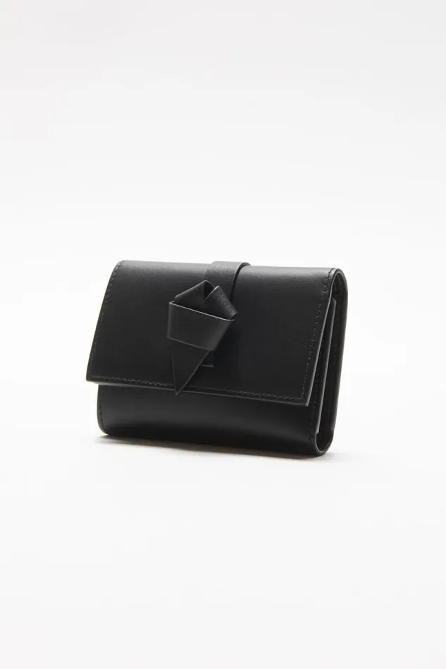 Acne Studios Musubi Folded Wallet Black Men Bags Acne Studios Musubi Folded Wallet Black Men Bags