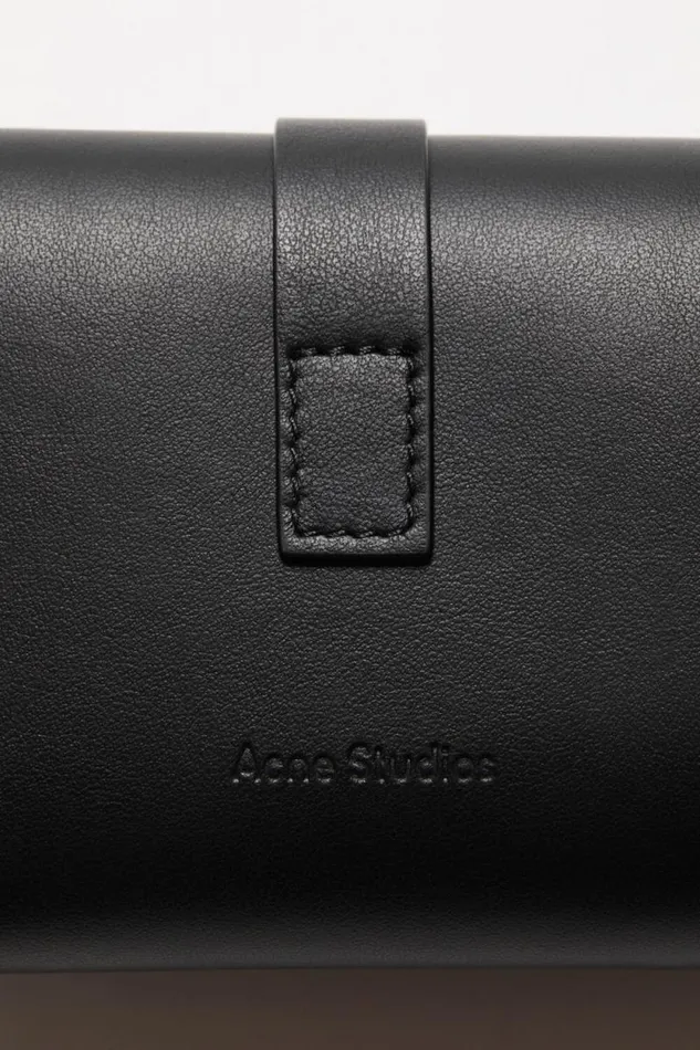 Acne Studios Musubi Folded Wallet Black Men Bags Acne Studios Musubi Folded Wallet Black Men Bags