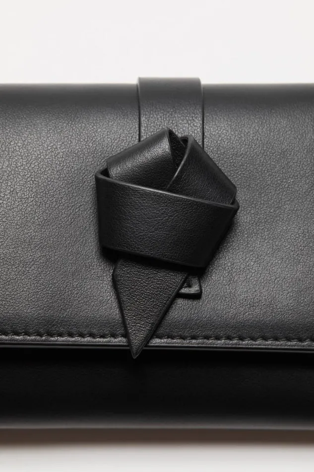 Acne Studios Musubi Folded Wallet Black Men Bags Acne Studios Musubi Folded Wallet Black Men Bags