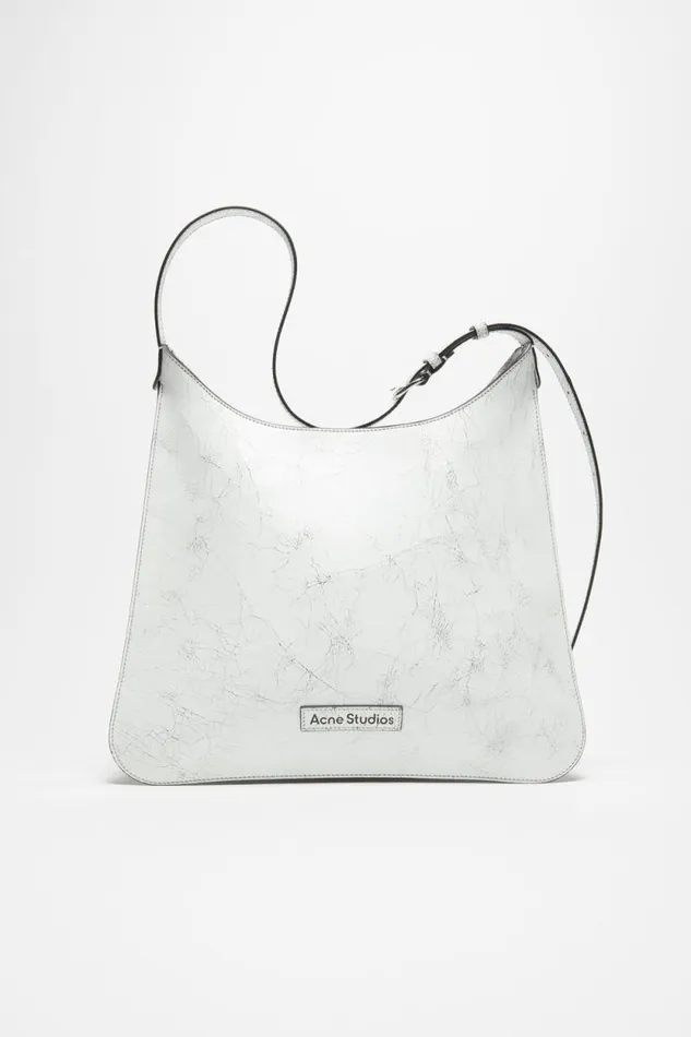 Acne Studios Platt Shoulder Bag White Men Bags