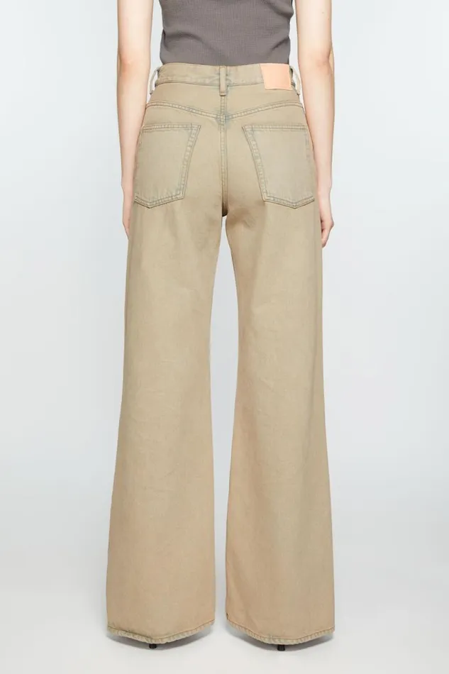 Acne Studios Relaxed Fit Jeans 8211 2022 Light Sand Women Jeans Acne Studios Relaxed Fit Jeans 8211 2022 Light Sand Women Jeans