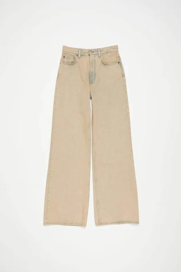 Acne Studios Relaxed Fit Jeans 8211 2022 Light Sand Women Jeans Acne Studios Relaxed Fit Jeans 8211 2022 Light Sand Women Jeans