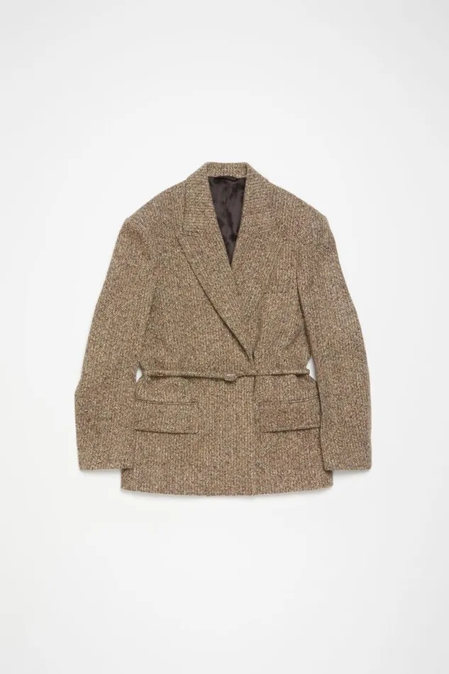 Acne Studios Singlebreasted Jacket Brownbeige Women Suit Jackets Acne Studios Singlebreasted Jacket Brownbeige Women Suit Jackets