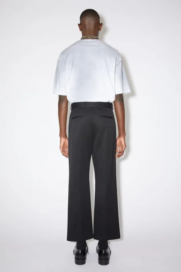 Acne Studios Twill Trousers Black Men Trousers Acne Studios Twill Trousers Black Men Trousers