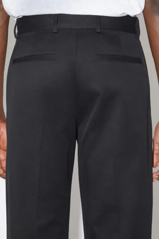 Acne Studios Twill Trousers Black Men Trousers Acne Studios Twill Trousers Black Men Trousers