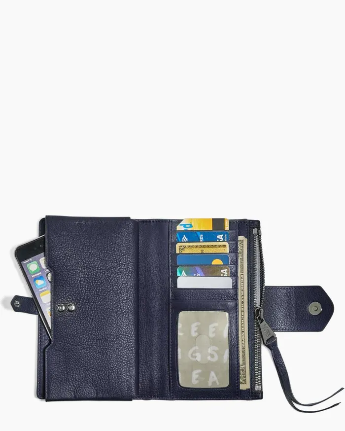 Aimee Kestenberg Clutches Women Saba Tech Wallet Navy