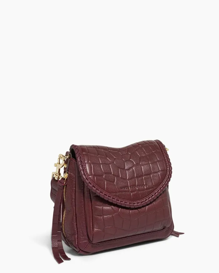 Aimee Kestenberg Crossbody Bags Women All For Love Mini Crossbody True Plum Croco