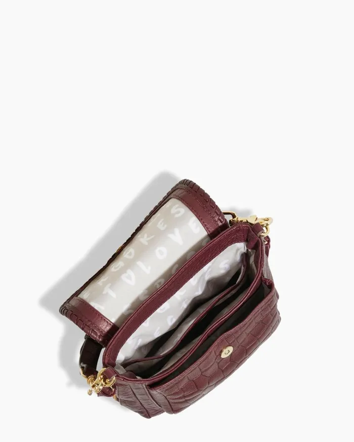 Aimee Kestenberg Crossbody Bags Women All For Love Mini Crossbody True Plum Croco