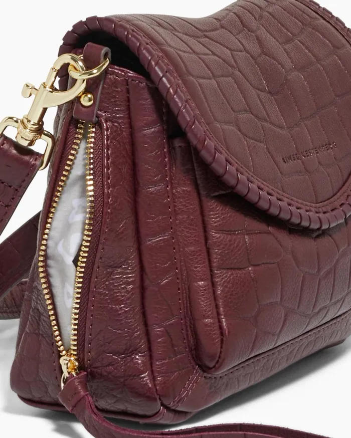 Aimee Kestenberg Crossbody Bags Women All For Love Mini Crossbody True Plum Croco