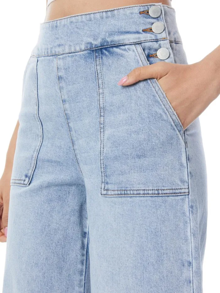 Alice Olivia DONALD HIGH WAISTED JEAN Rockstar Blue Women Jeans
