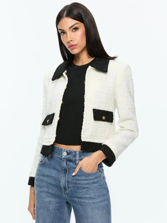 Alice Olivia Off Whiteblack Women Matching Sets