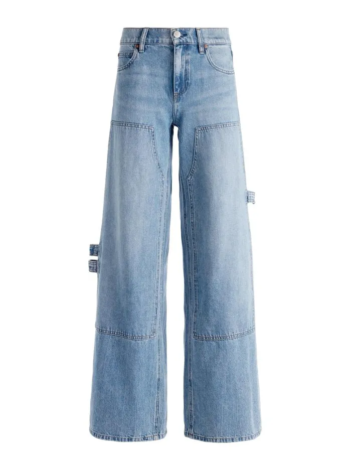 Alice Olivia PAINTER JEAN Georgia Vintage Blue Women Jeans