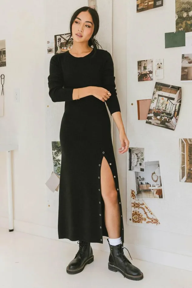 Amal Maxi Dress In Black Black Women Bohme Dresses