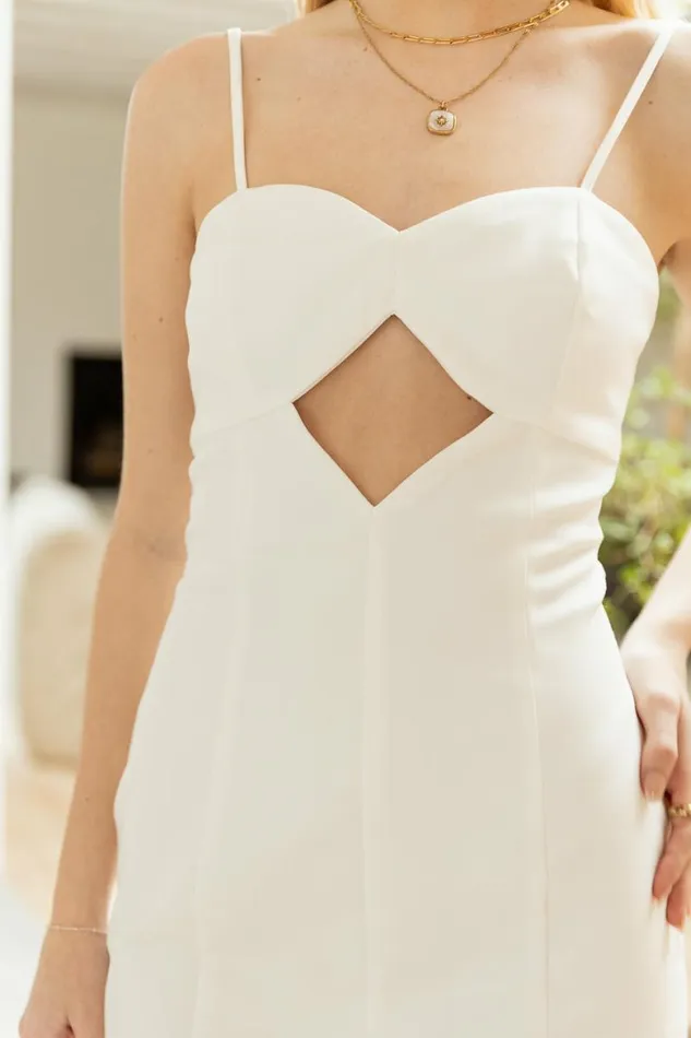 Andrea Mini Dress In White 8211 FINAL SALE White Women Bohme Dresses