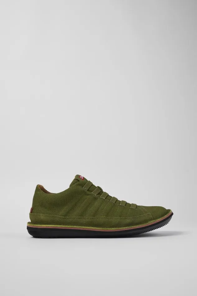 Ankle Boots Men Camper Beetle Green TextileNubuck Basket Bootie Ankle Boots Men Camper Beetle Green TextileNubuck Basket Bootie