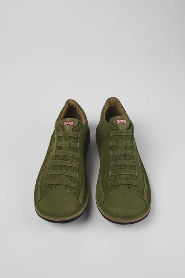 Ankle Boots Men Camper Beetle Green TextileNubuck Basket Bootie Ankle Boots Men Camper Beetle Green TextileNubuck Basket Bootie