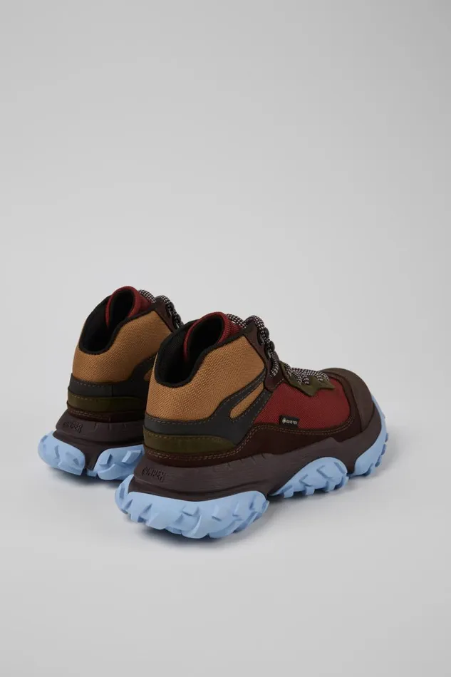 Ankle Boots Women Camper Karst Trek GORETEX Brown And Red Ankle Boots