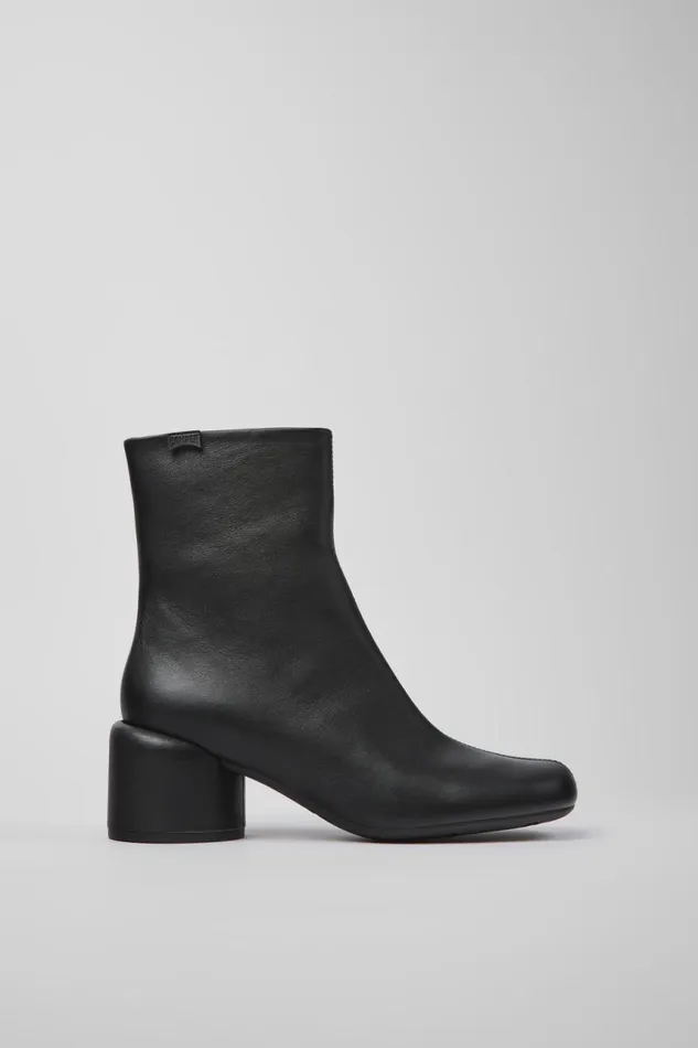 Ankle Boots Women Camper Niki Black Leather Boots