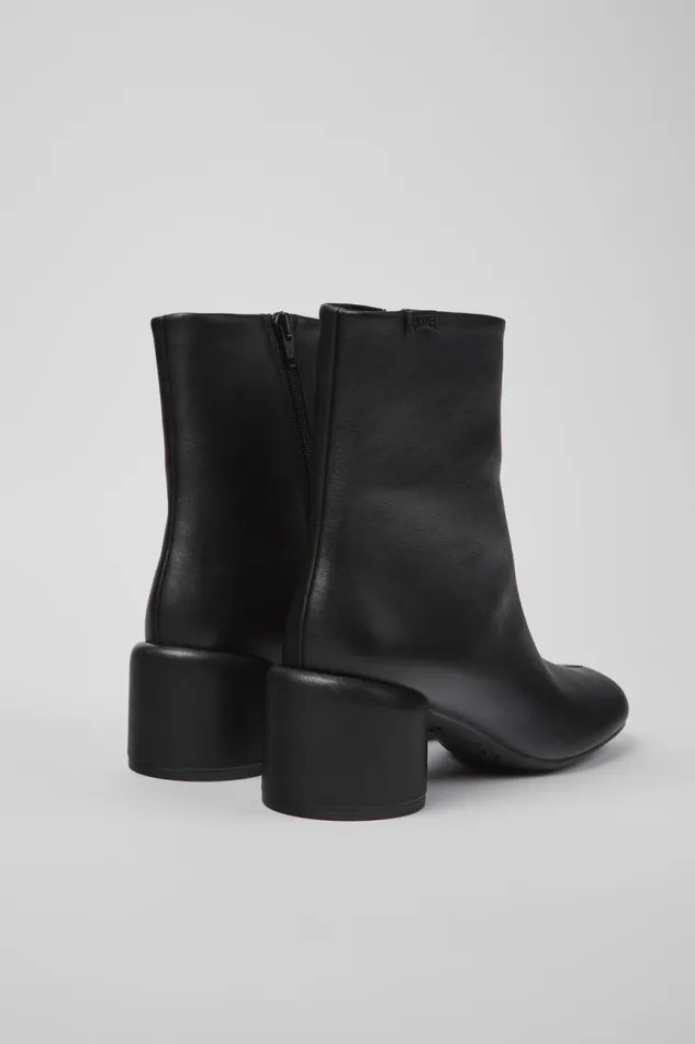 Ankle Boots Women Camper Niki Black Leather Boots