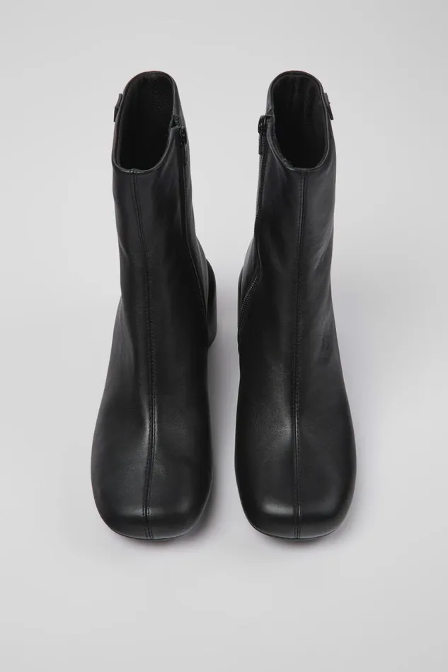 Ankle Boots Women Camper Niki Black Leather Boots