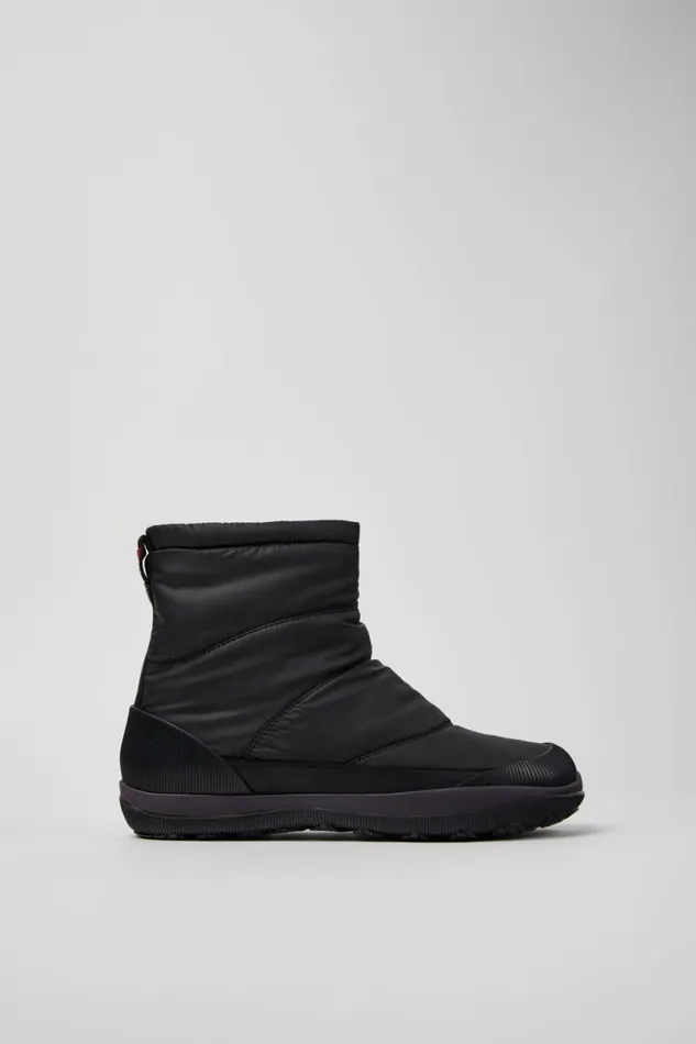 Ankle Boots Women Camper Peu Pista GORETEX Black Textile And Leather Boots Ankle Boots Women Camper Peu Pista GORETEX Black Textile And Leather Boots