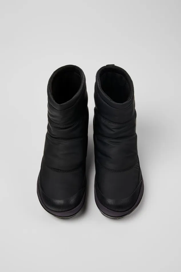 Ankle Boots Women Camper Peu Pista GORETEX Black Textile And Leather Boots Ankle Boots Women Camper Peu Pista GORETEX Black Textile And Leather Boots